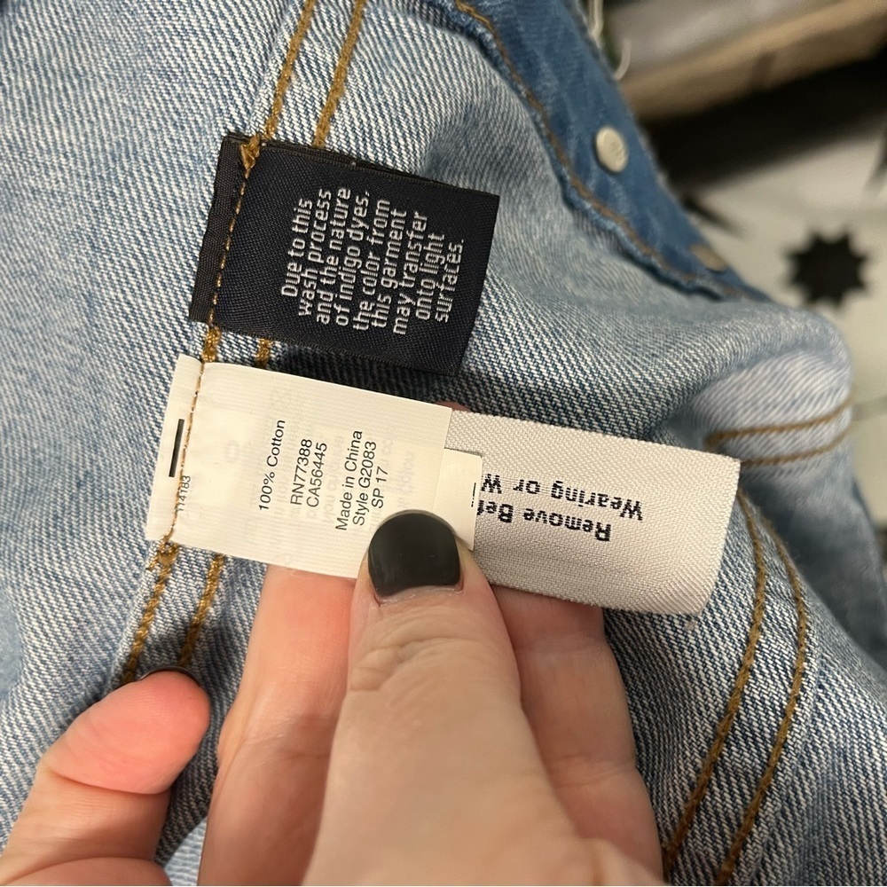 Madewell Distressed Denim Jacket - Picture 5 of 6